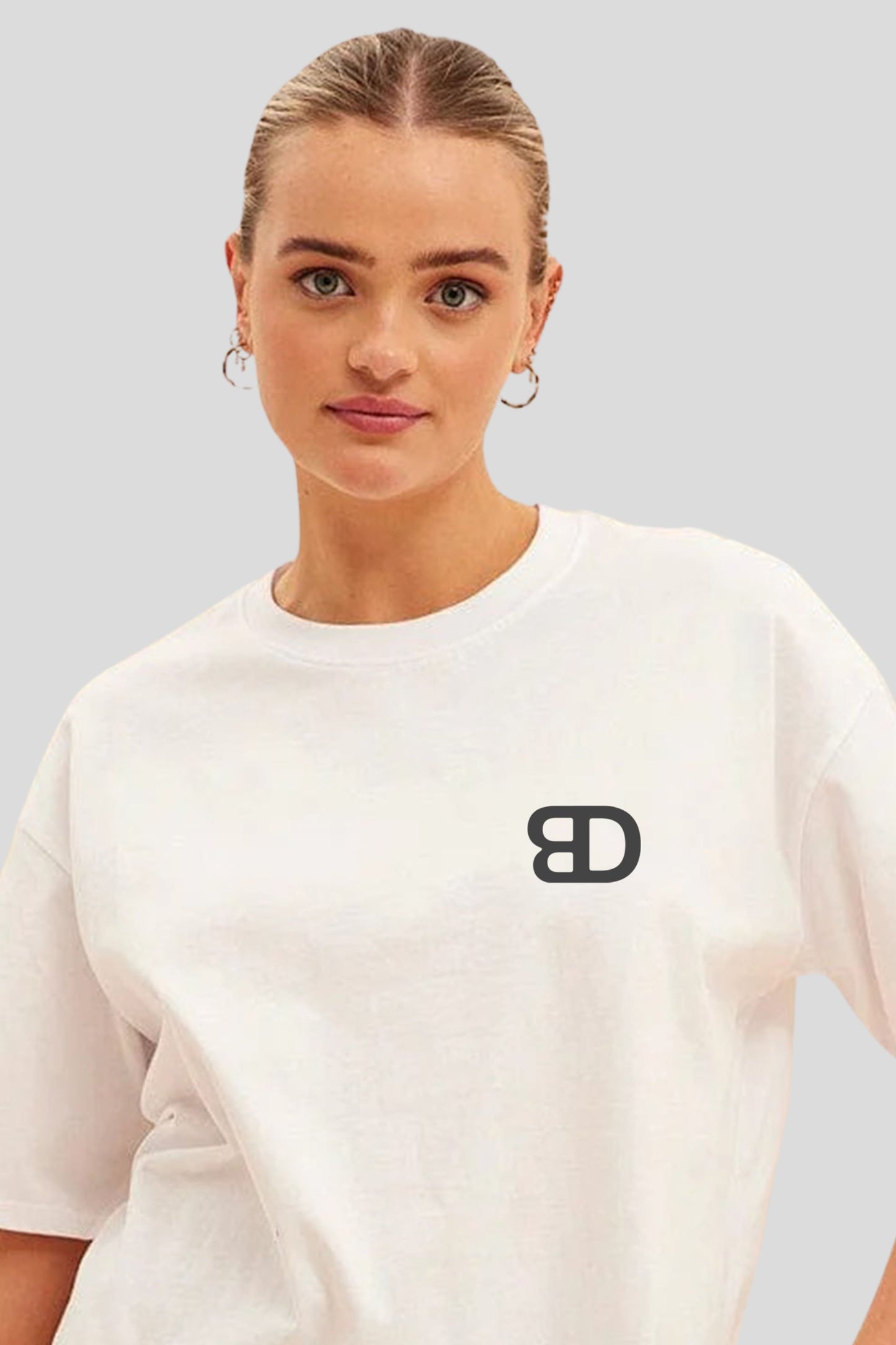 BD Basic Oversized Tee - White