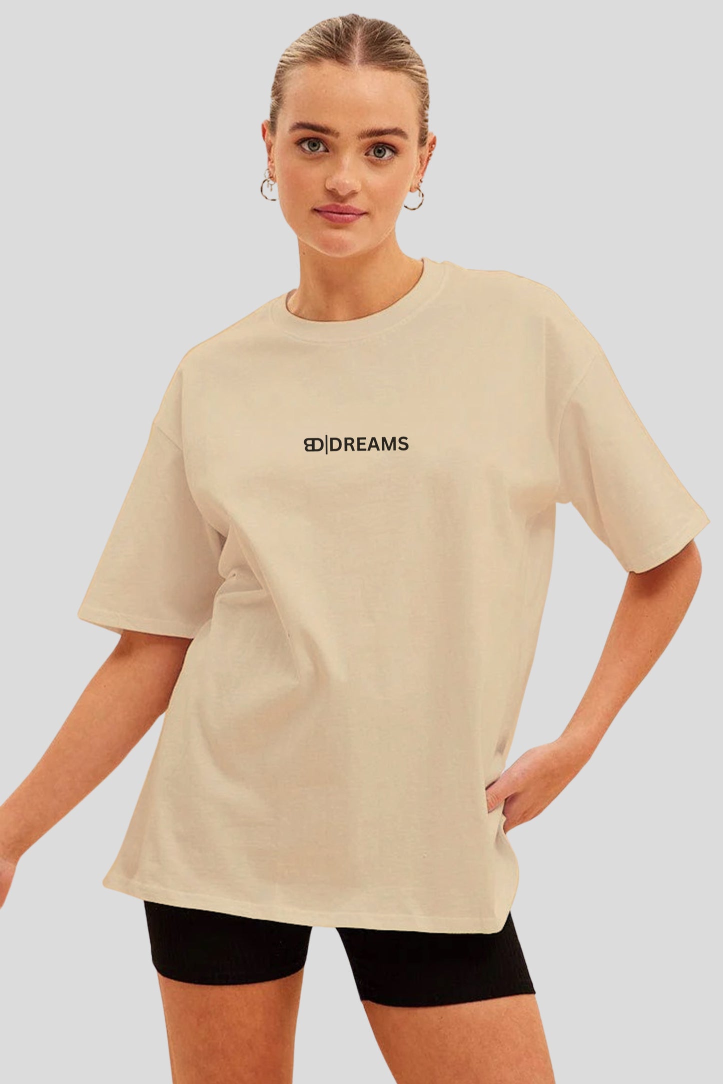 Basic Oversized Tee - Natural Raw