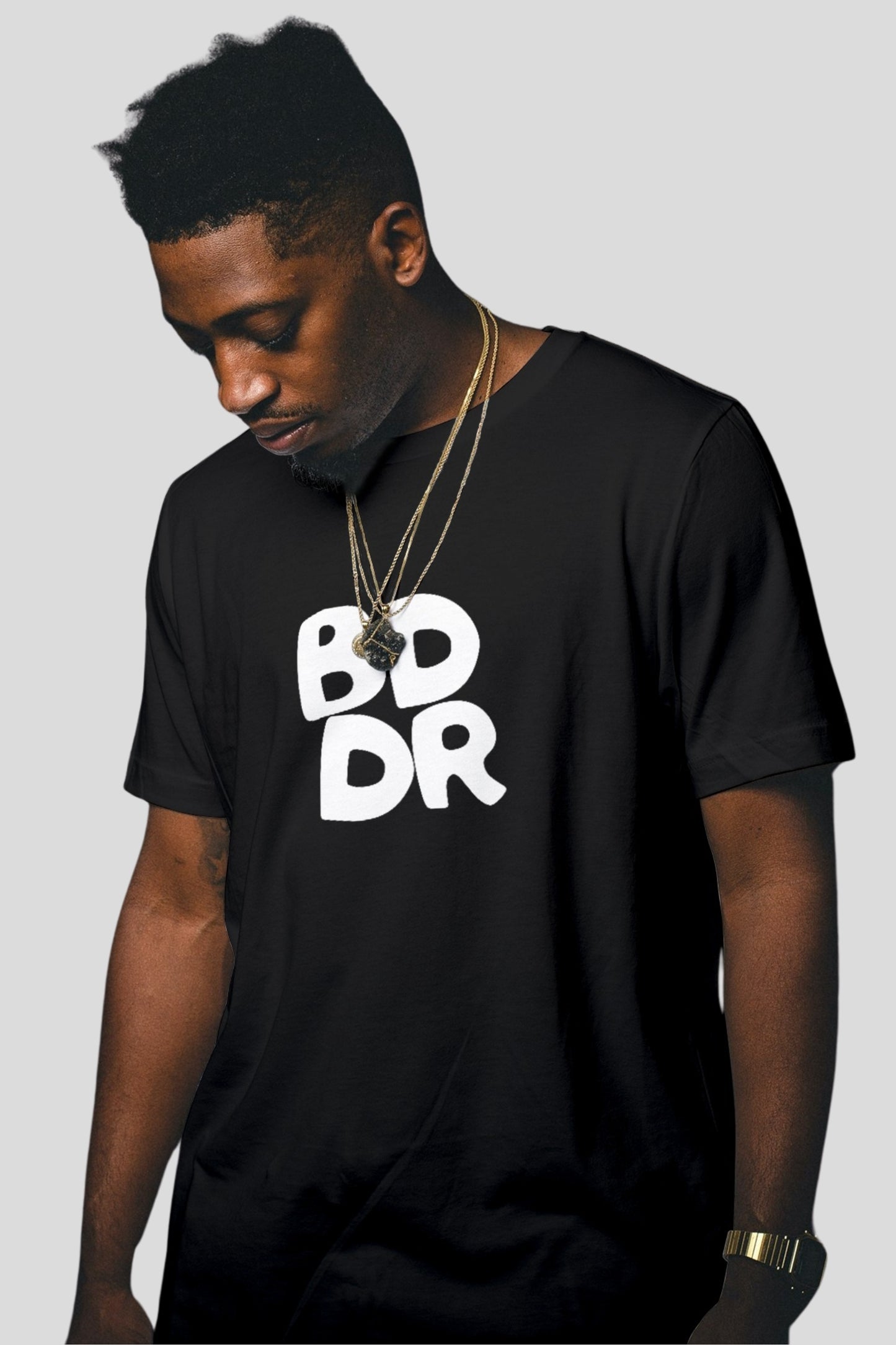 BDDR Block Tee - Black 