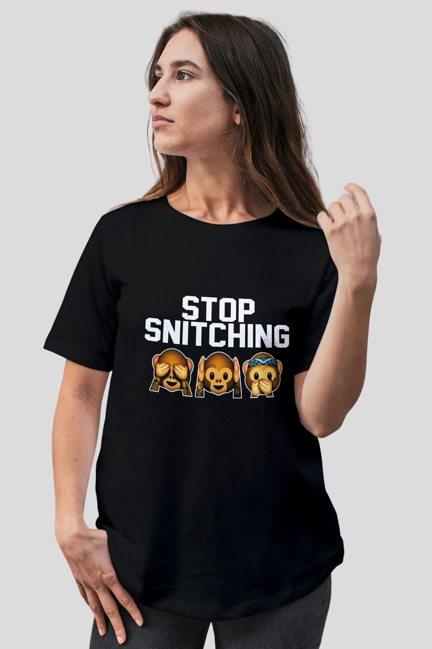 Stop Snitching Tee - Black