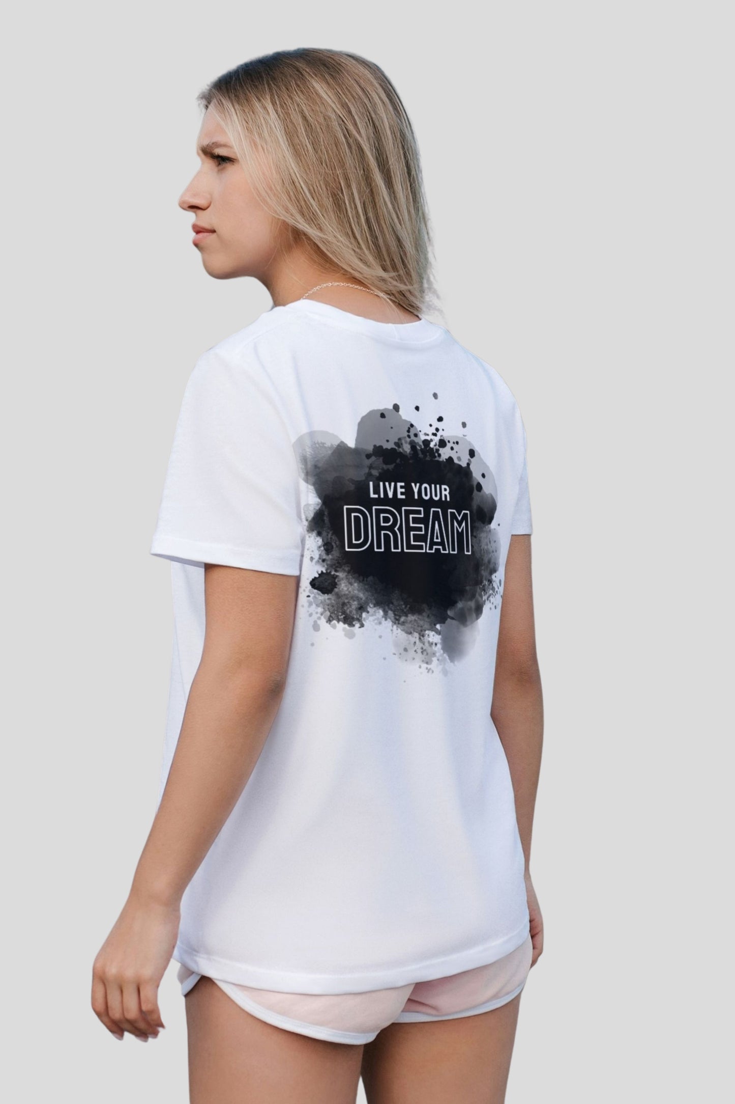 Live your Dream Tee - White 