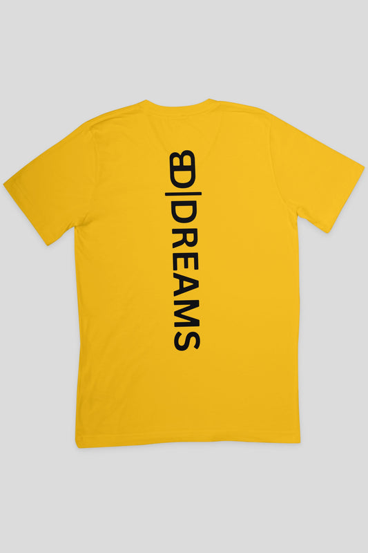 Vertical Logo Tee - Yellow 