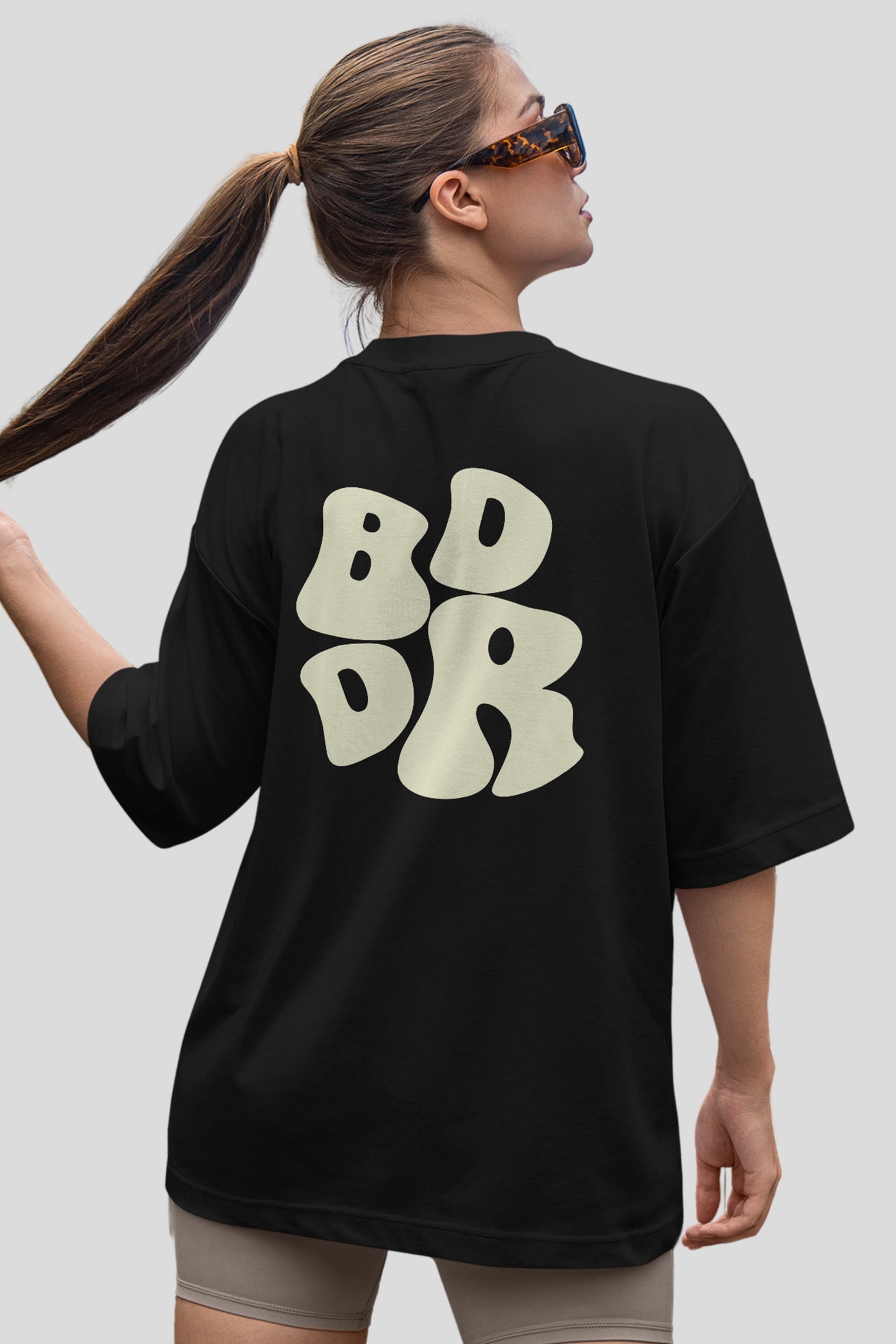 BDDR Round Oversized Tee - Black 