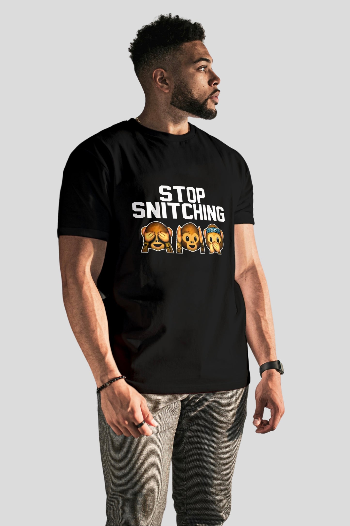 Stop Snitching Tee - Black