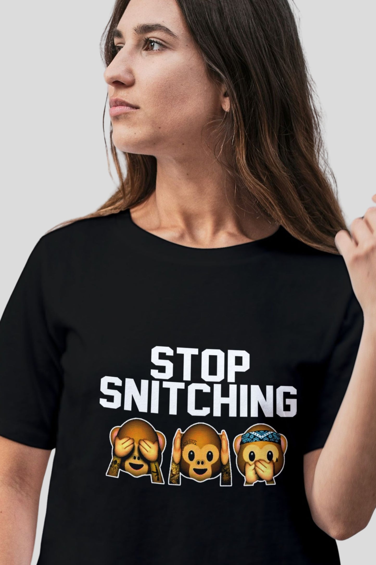 Stop Snitching Tee - Black