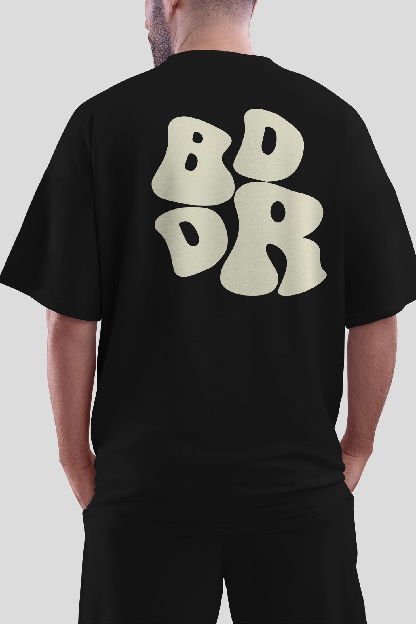 BDDR Round Oversized Tee - Black 