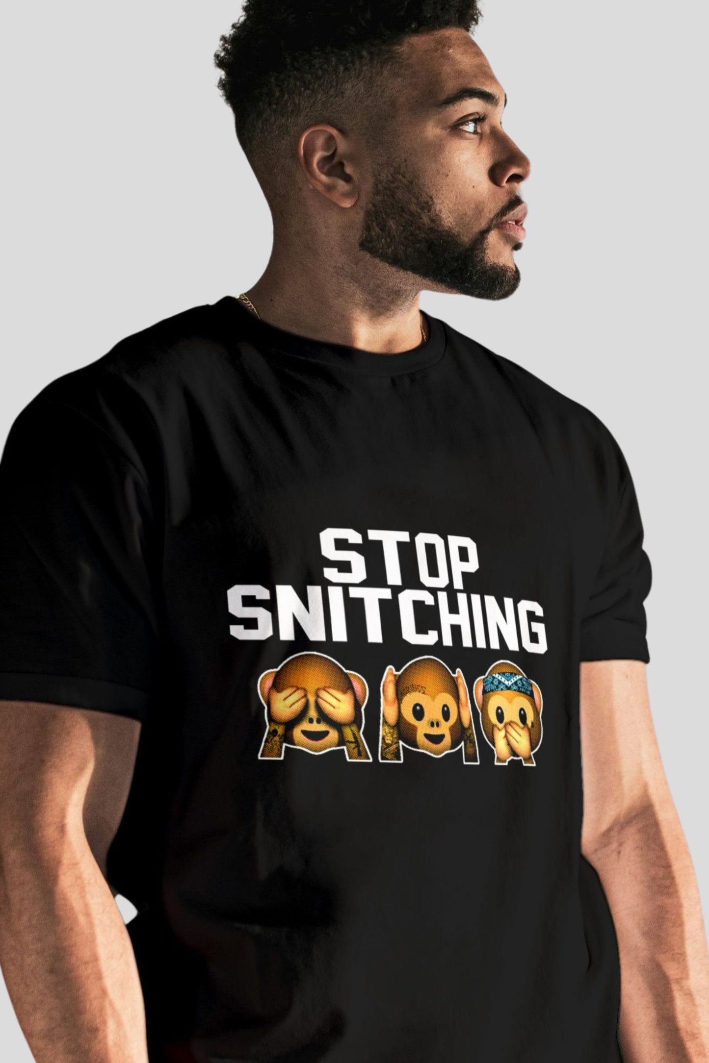 Stop Snitching Tee - Black