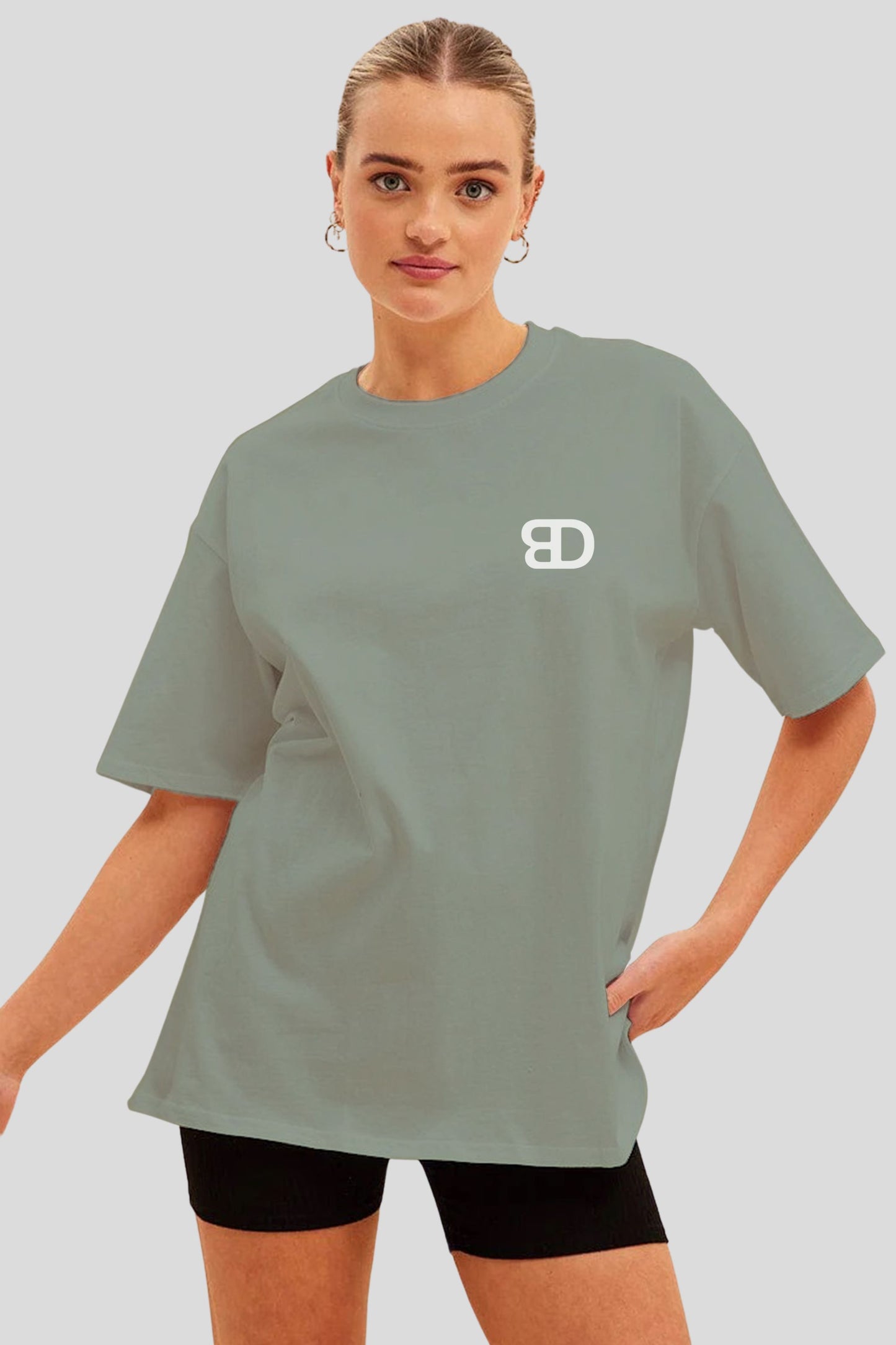 BD Basic Oversized Tee - Aloe