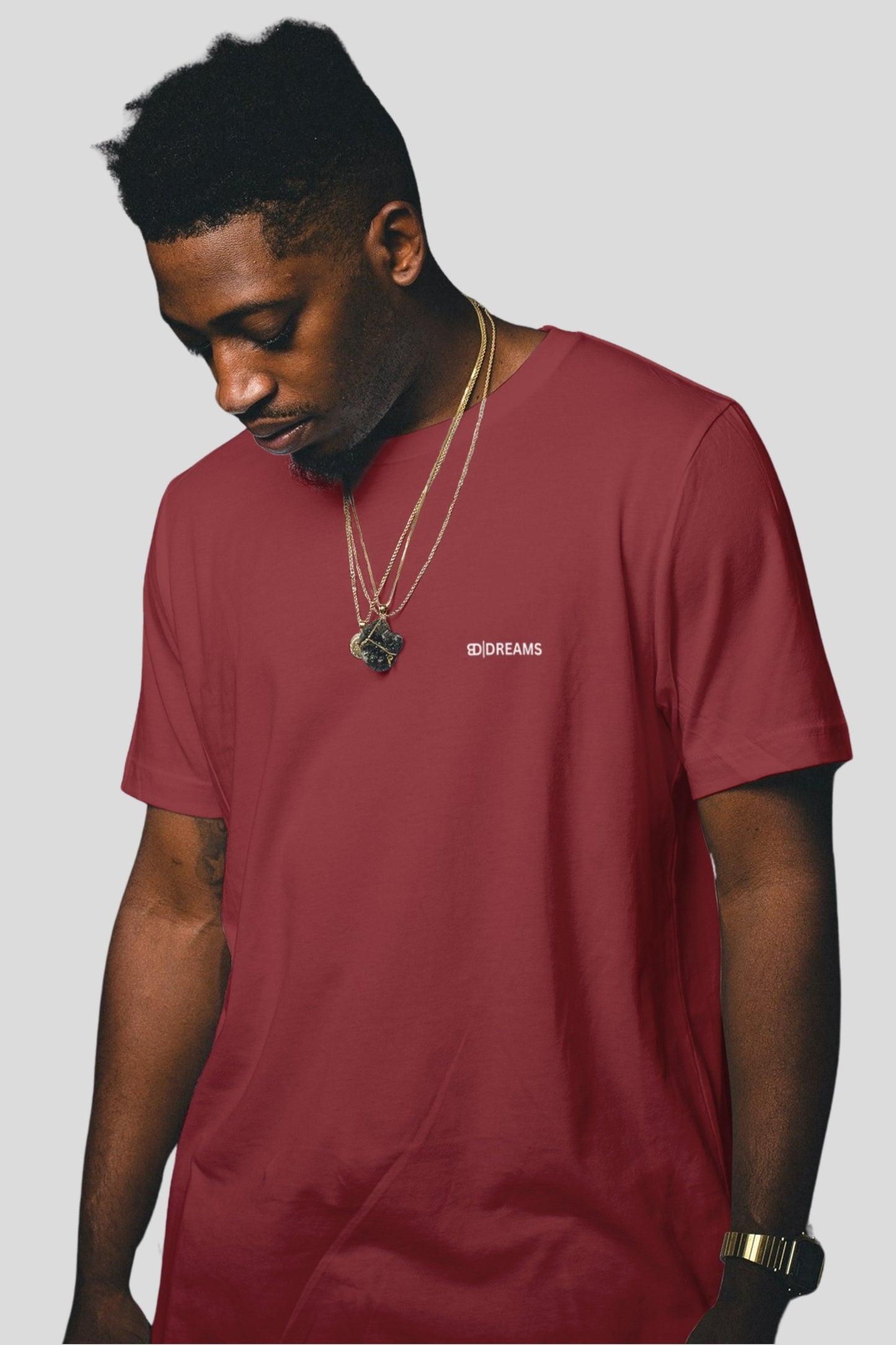 Basic Tee - Burgundy