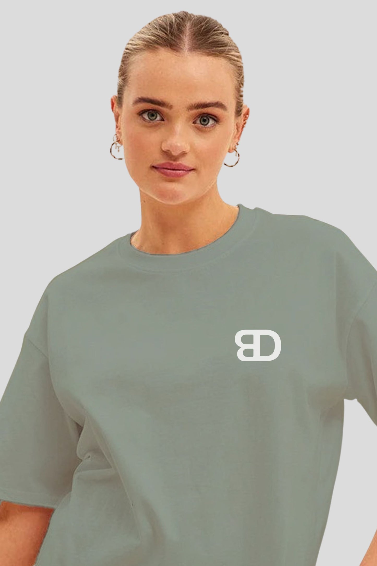 BD Basic Oversized Tee - Aloe 