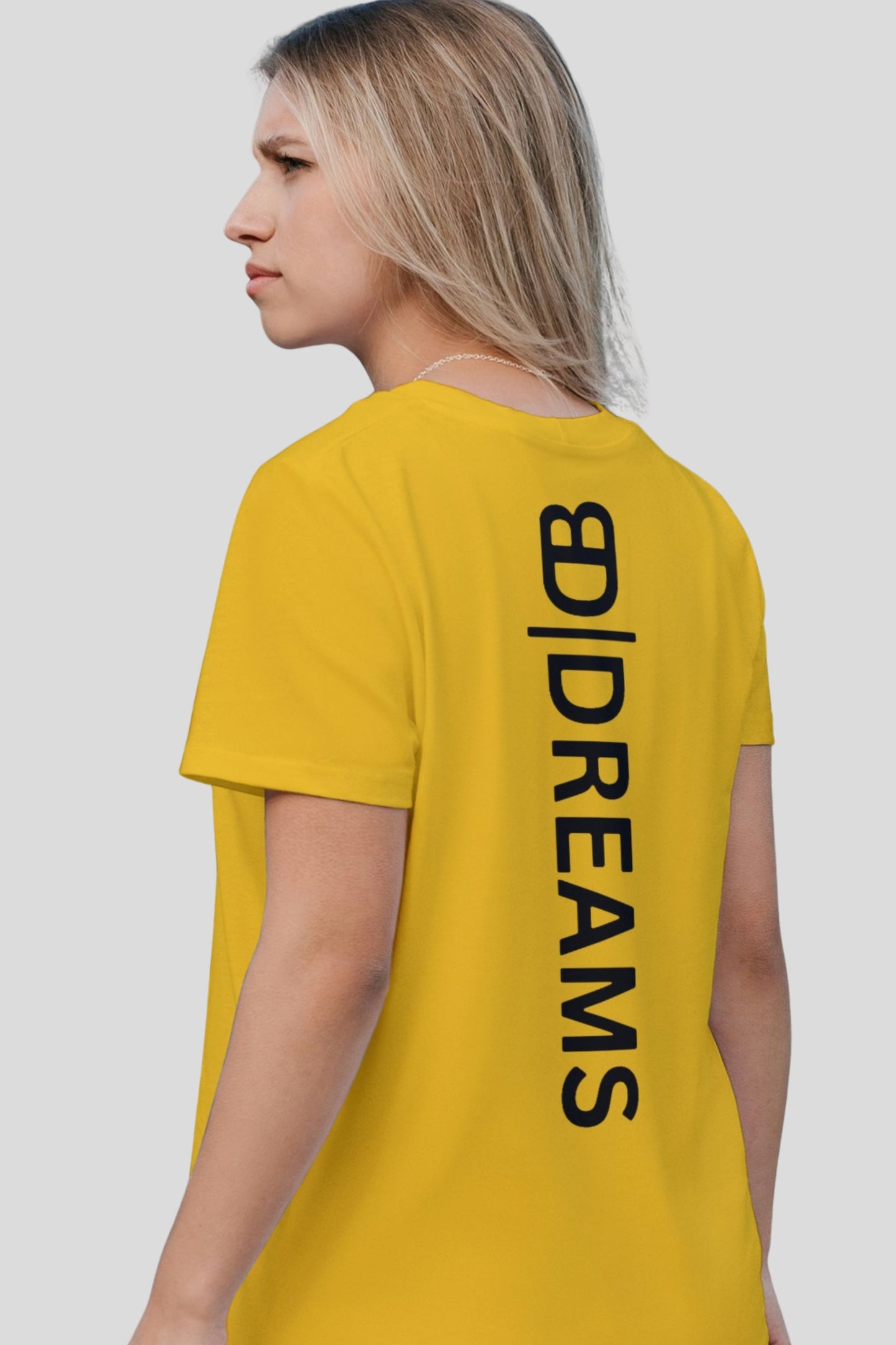 Vertical Logo Tee - Yellow 