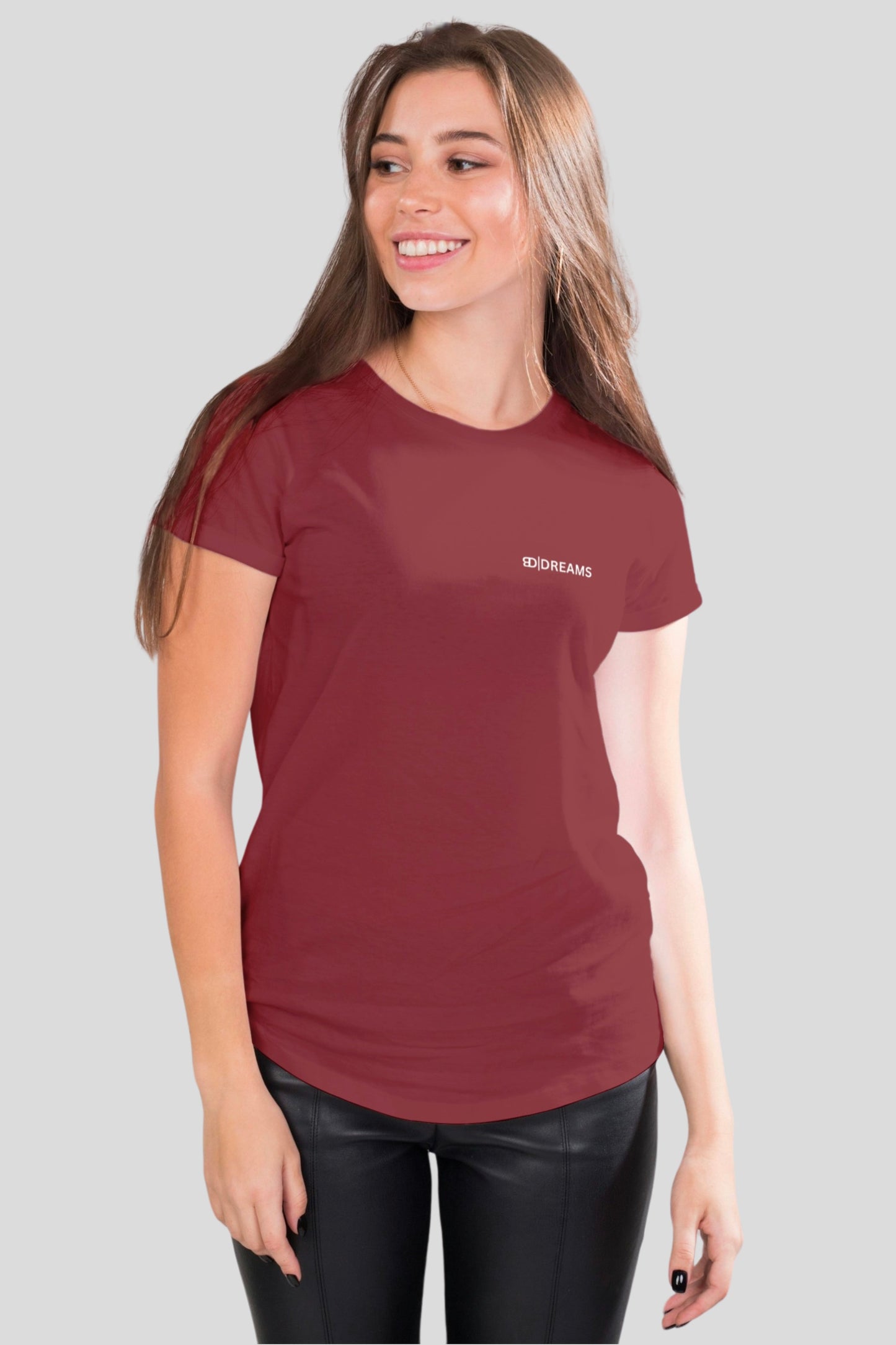 Basic Tee - Burgundy