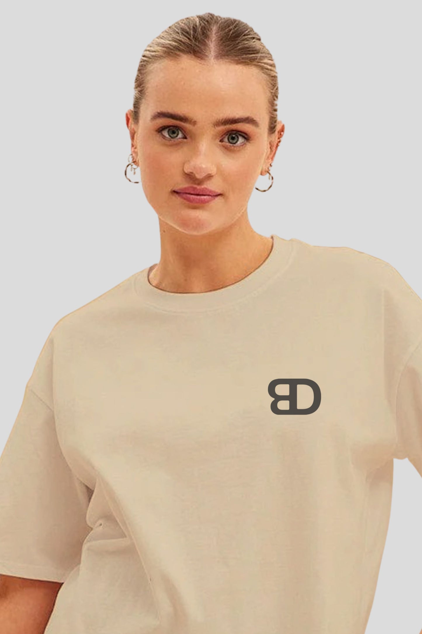 BD Basic Oversized Tee - Natural Raw