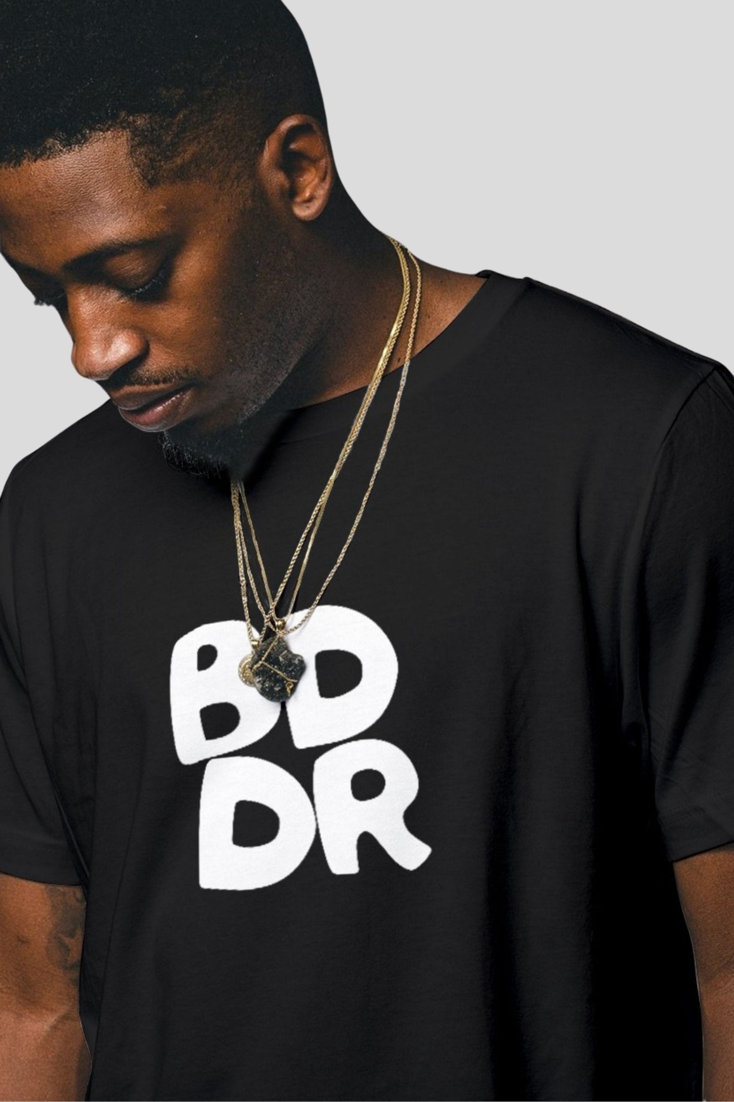 BDDR Block Tee - Black 