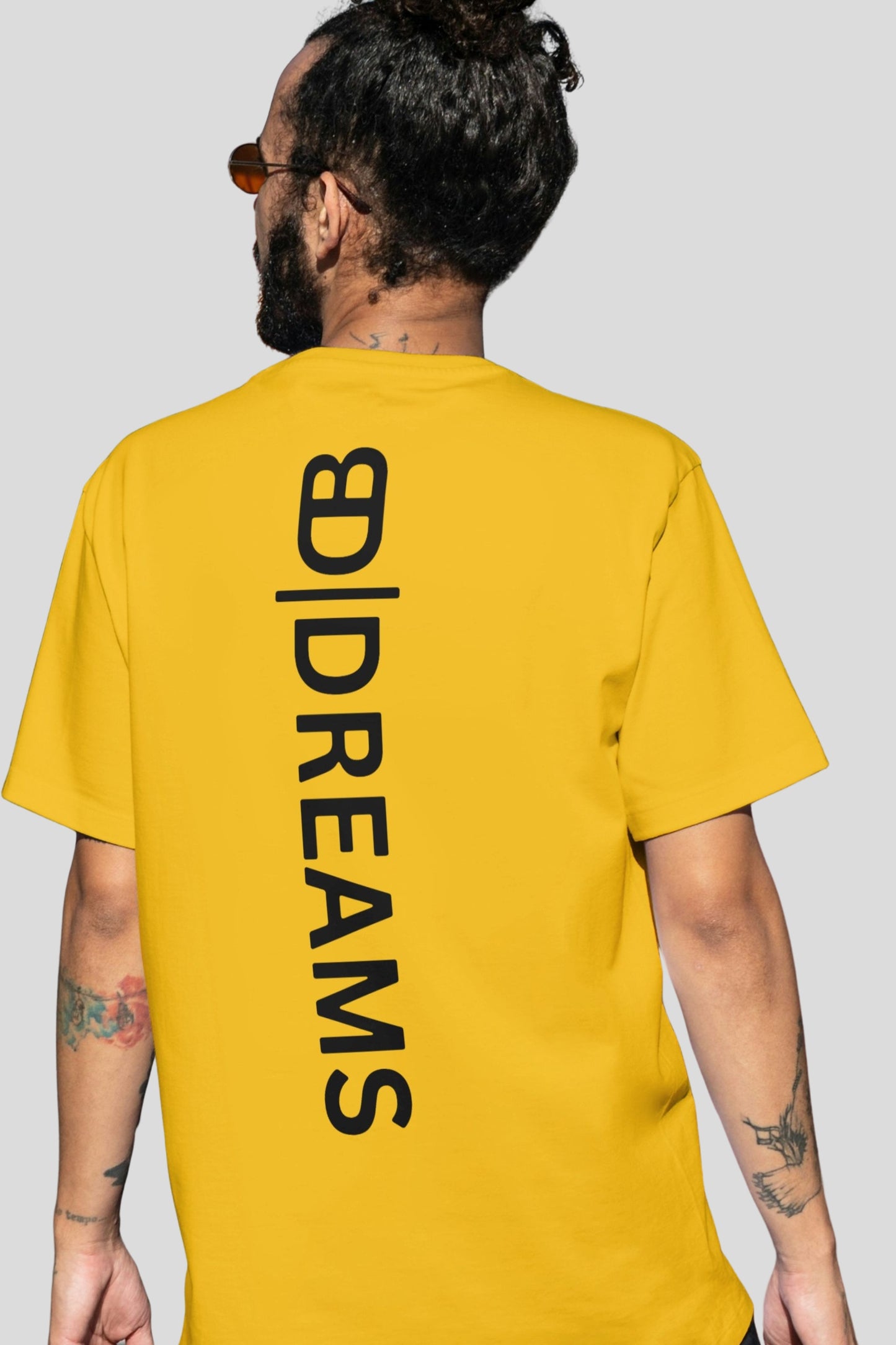 Vertical Logo Tee - Yellow