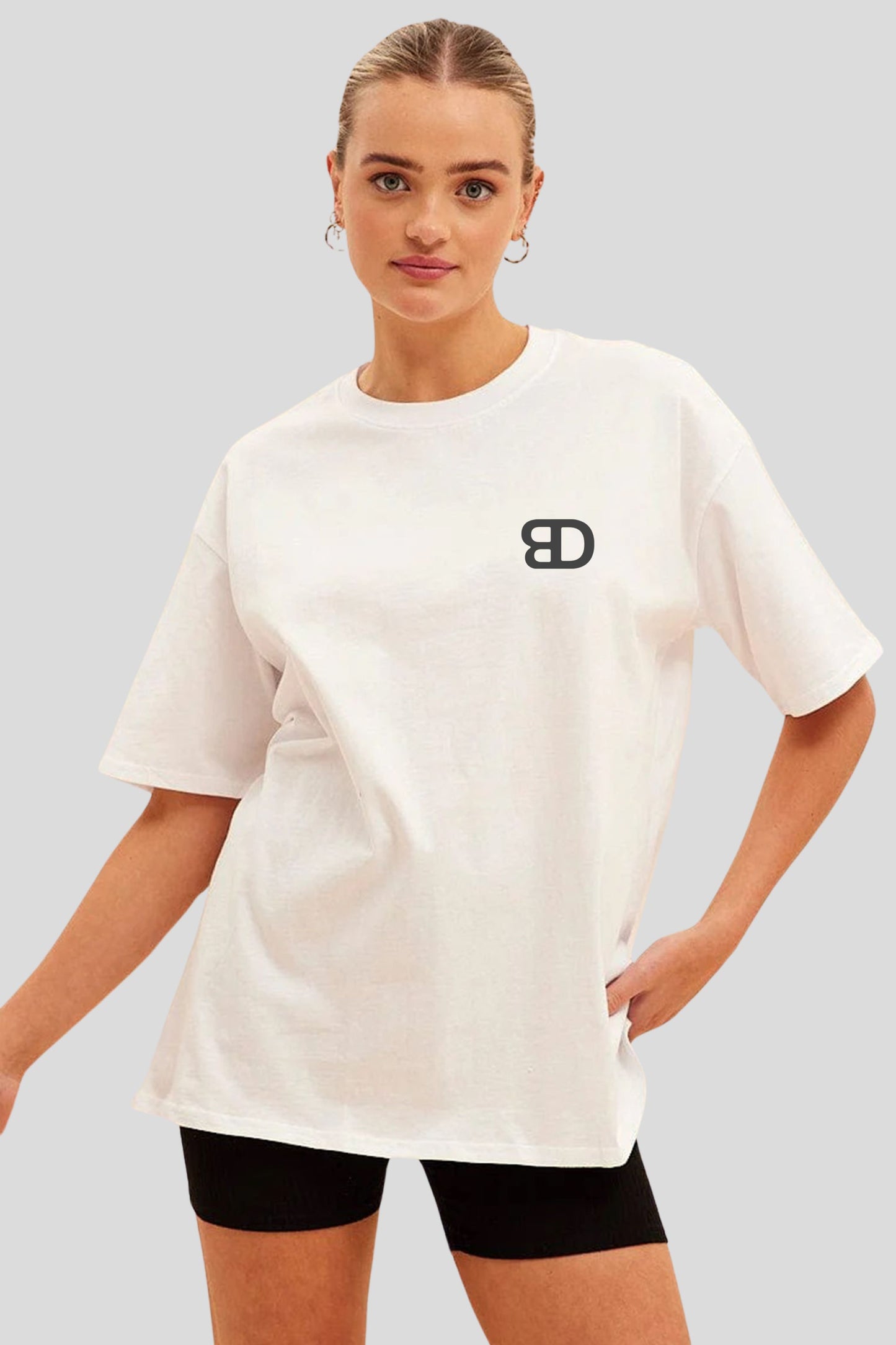 BD Basic Oversized Tee - White