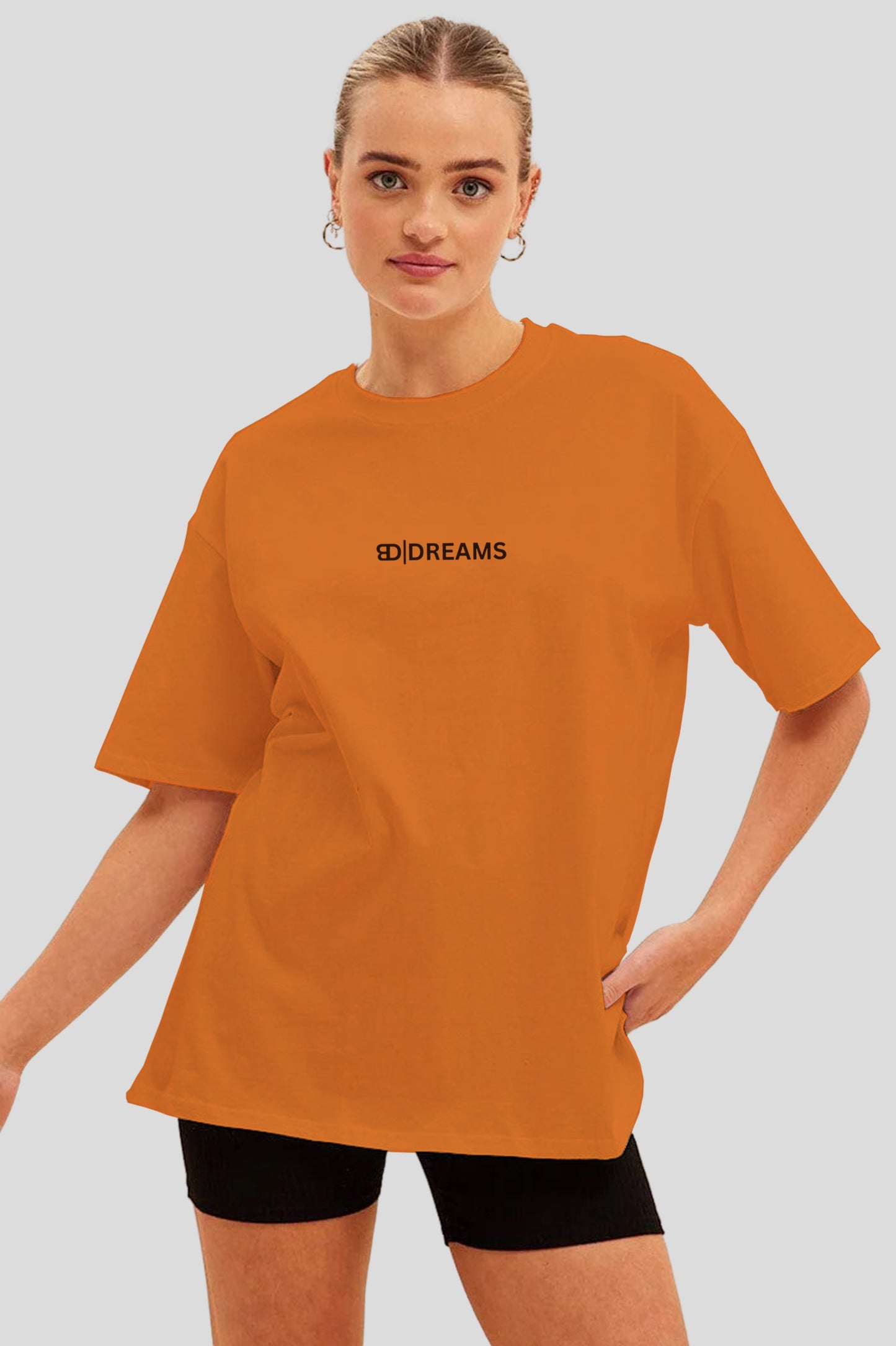 Basic Oversized Tee - Dayfall Orange