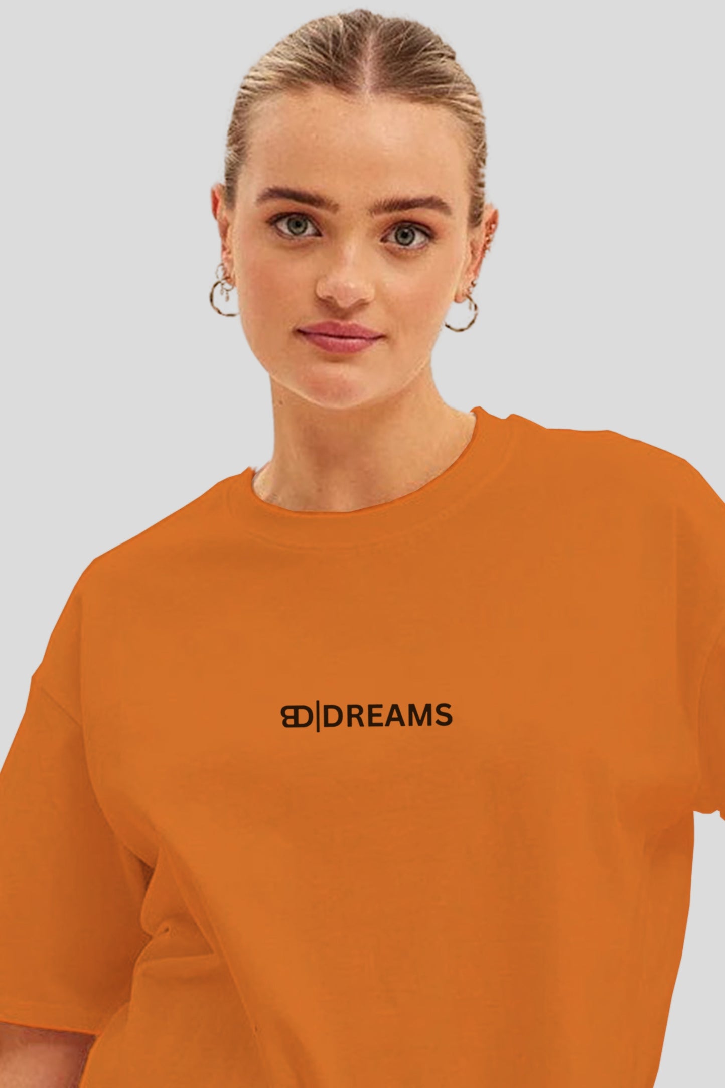 Basic Oversized Tee - Dayfall Orange