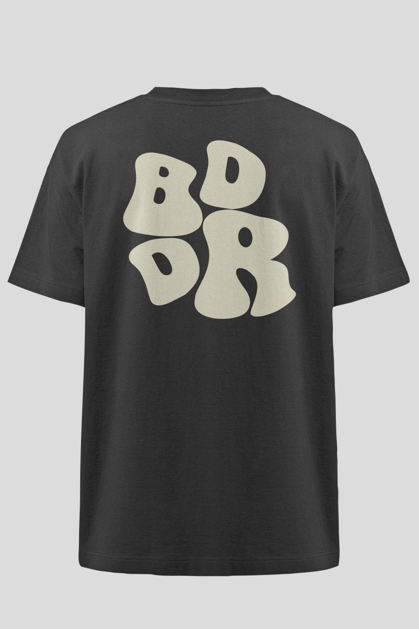 BDDR Round Oversized Tee - Black