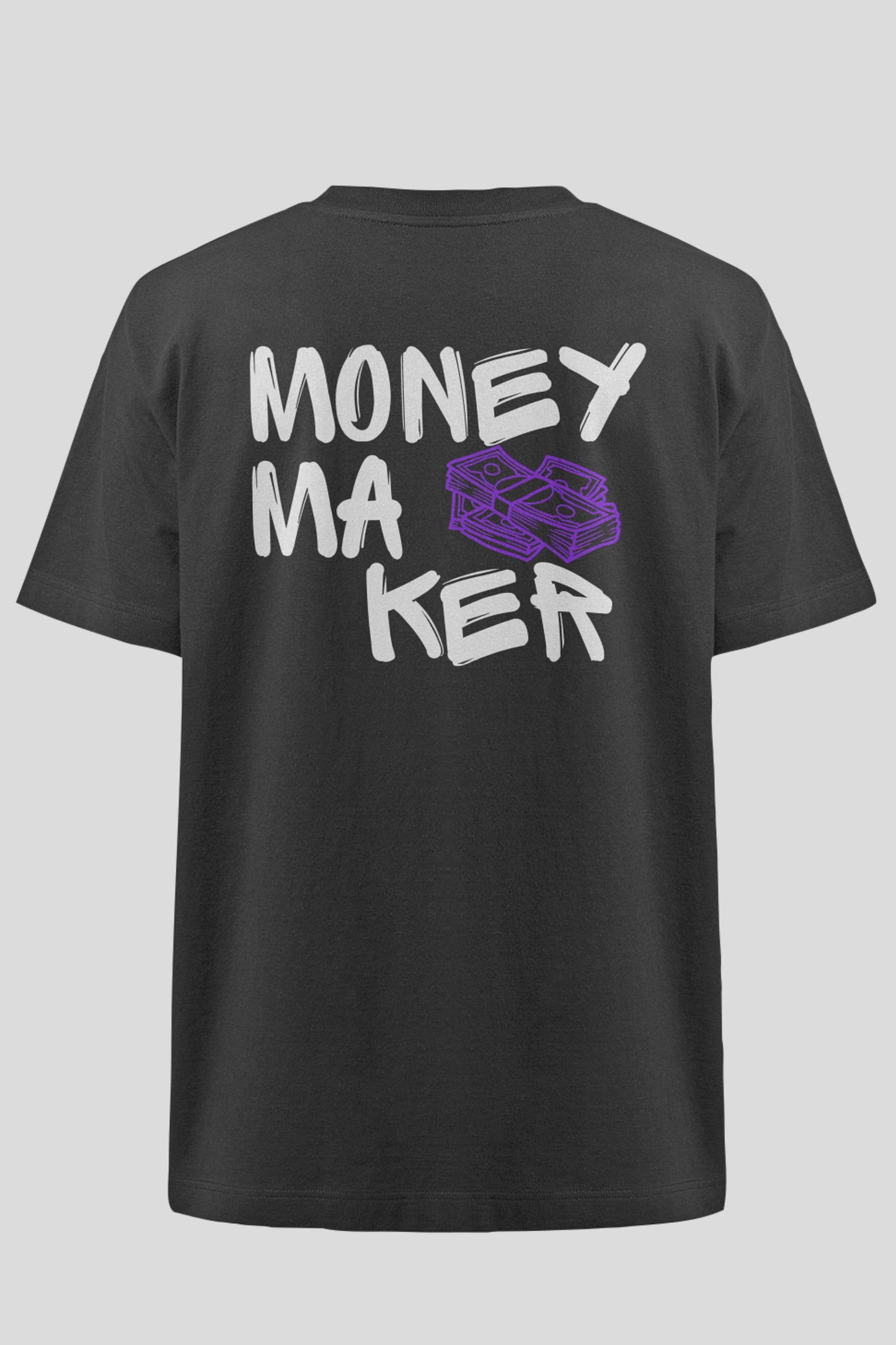 Money Maker Oversized Tee - Black 