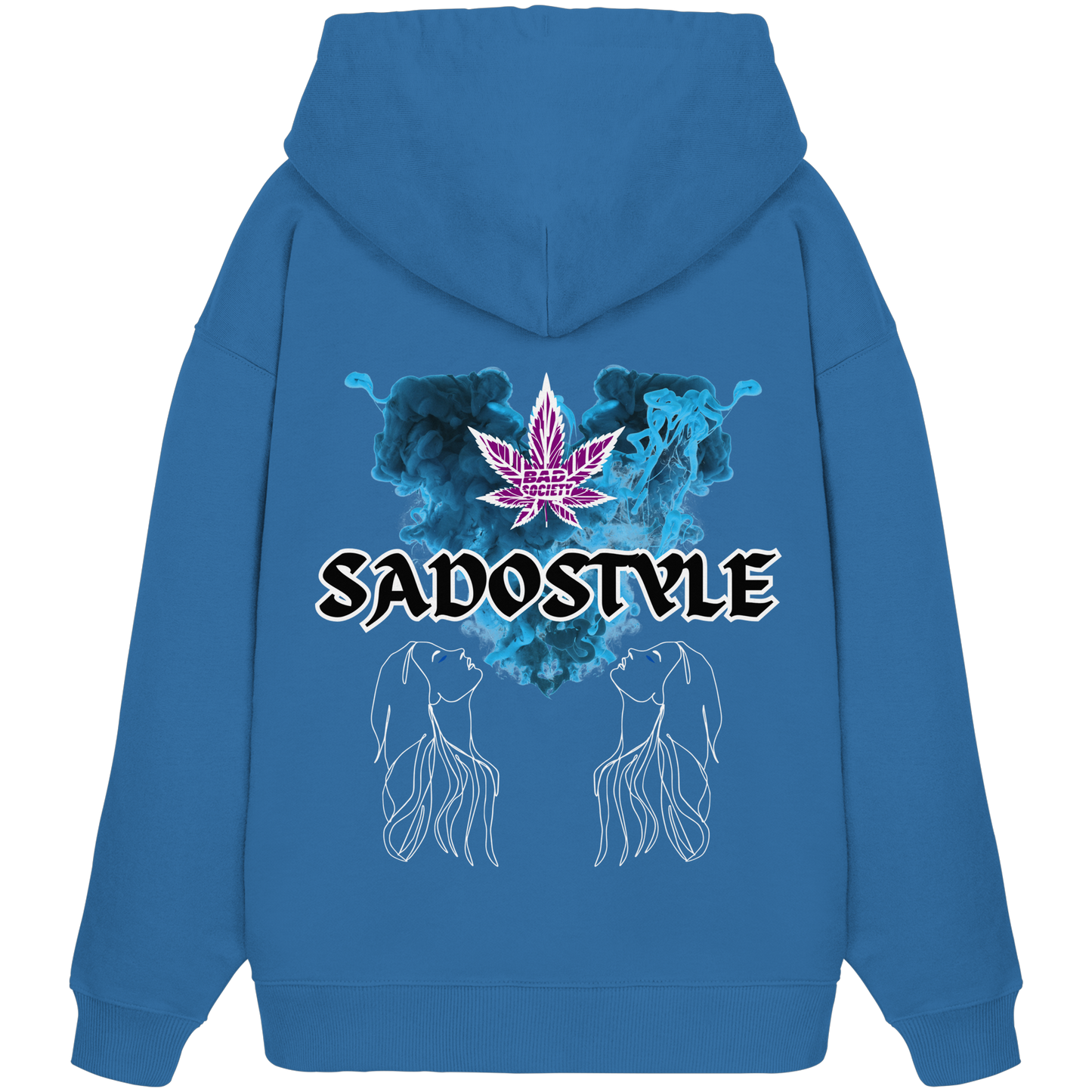 SADOSTYLE Oversized Hoodie Blue