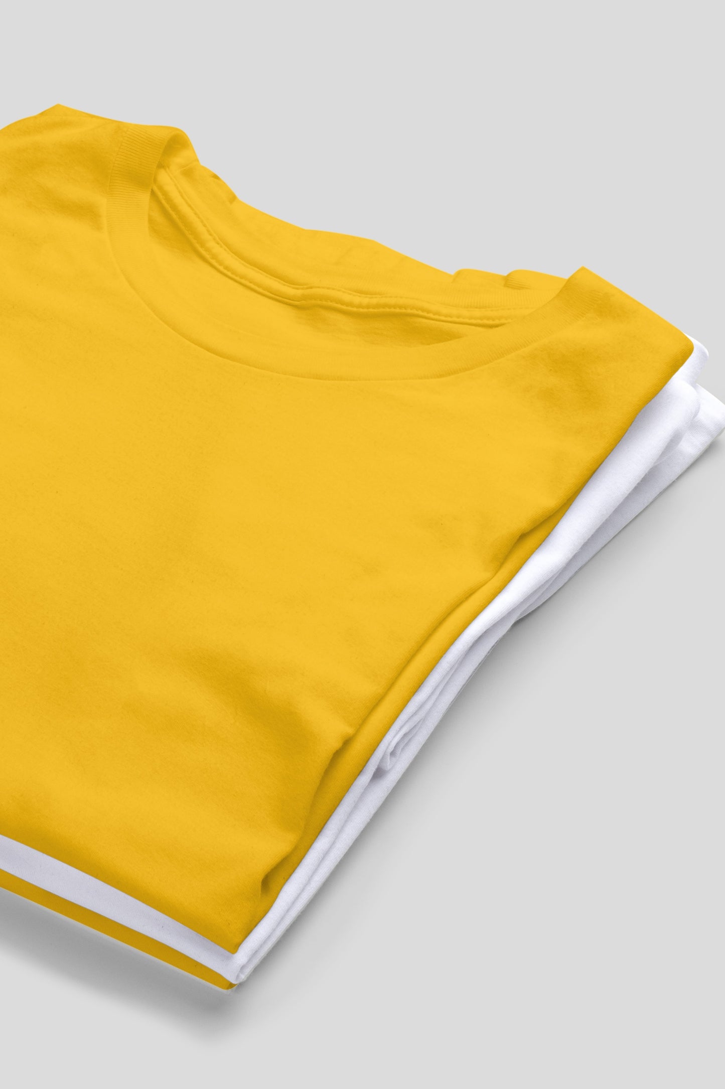 Vertical Logo Tee - Yellow 