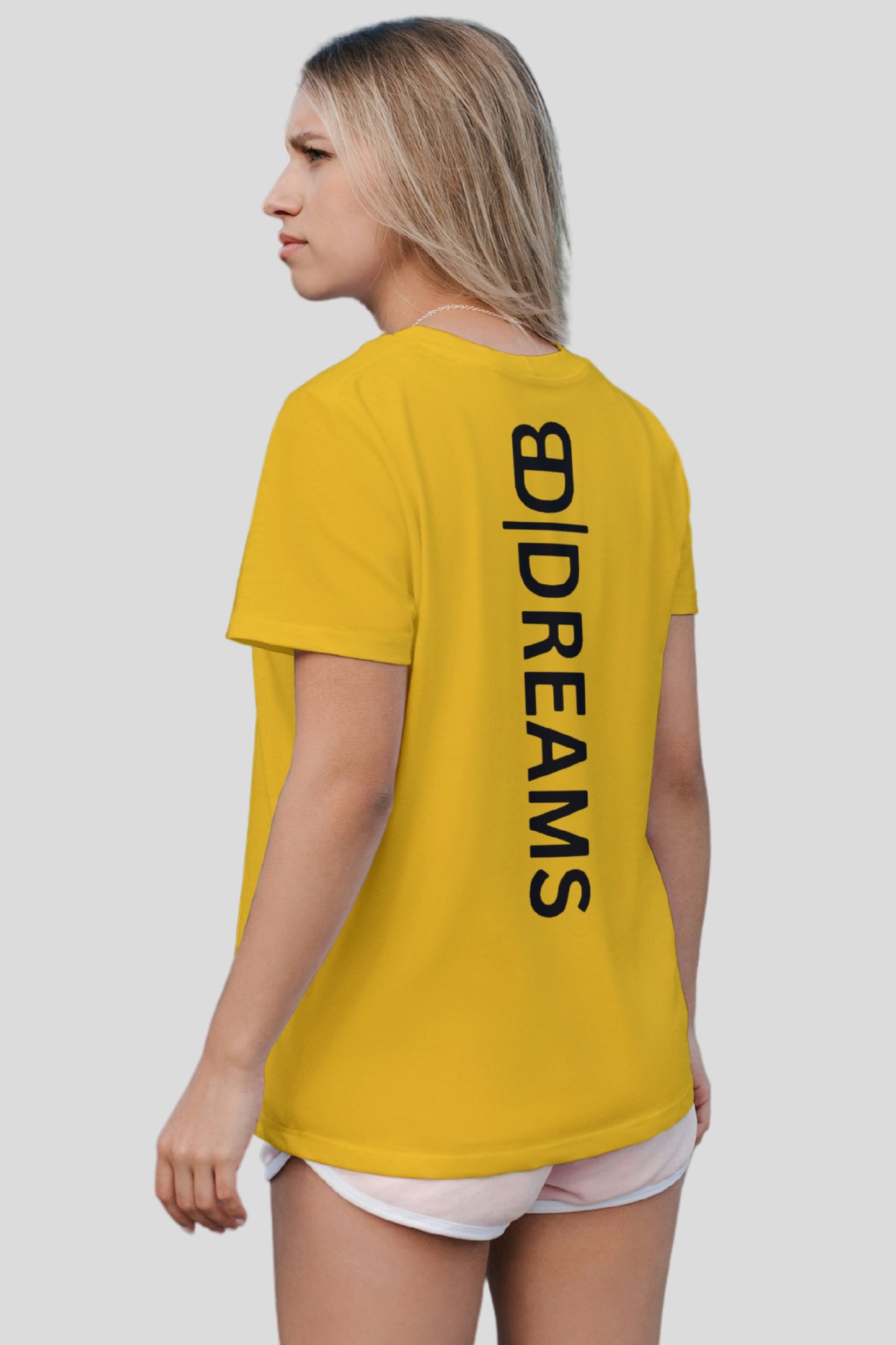 Vertical Logo Tee - Yellow 